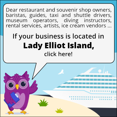 to business owners in Lady-Elliot-Insel